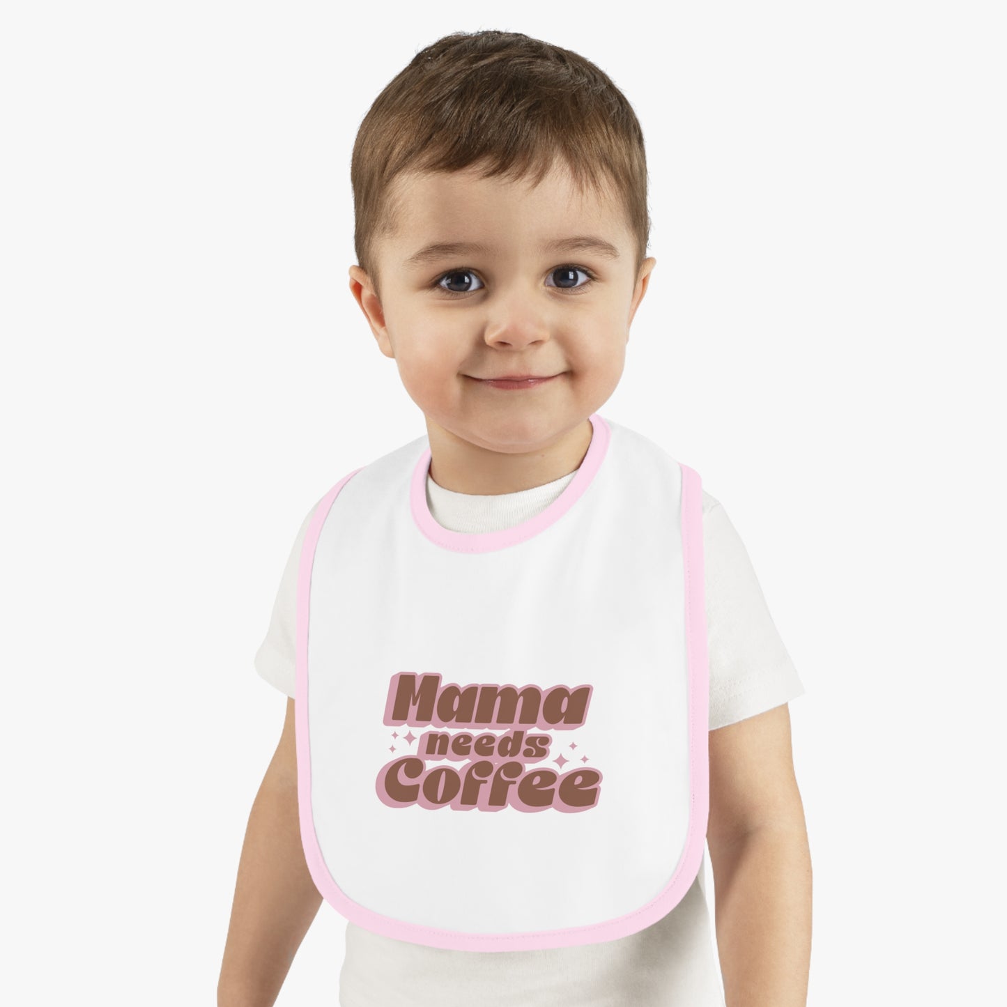 Mama Needs Coffee Baby Bib